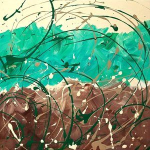 Original Art, Acrylic on Canvas, "Somber"